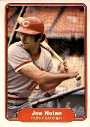 1982 Fleer #77 - Joe Nolan - Cincinnati Reds
