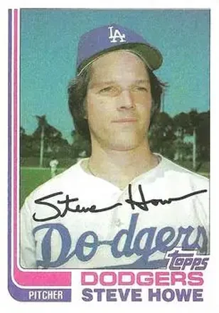 1982 Topps #14 - Steve Howe - Los Angeles Dodgers
