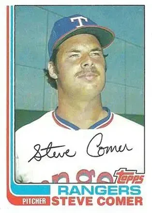 1982 Topps #16 - Steve Comer - Texas Rangers