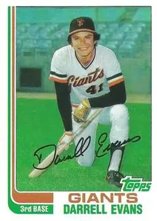 1982 Topps #17 - Darrell Evans - San Francisco Giants