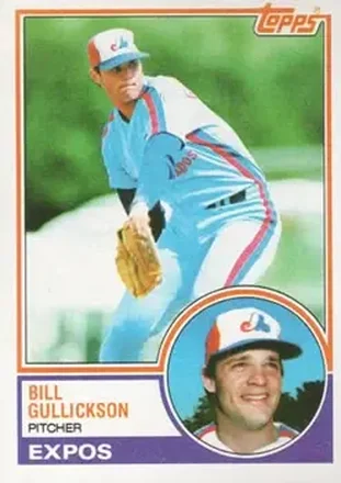1983 Topps #31 - Bill Gullickson - Montreal Expos 1983 Topps #31 - Bill Gullickson - Montreal Expos
