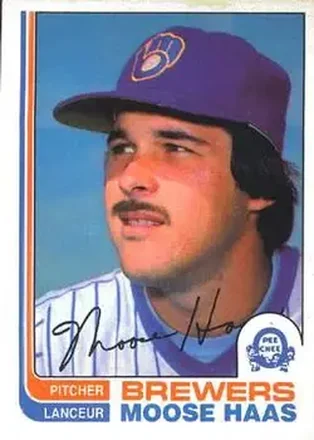 1982 O-Pee-Chee #12 - Moose Haas - Milwaukee Brewers