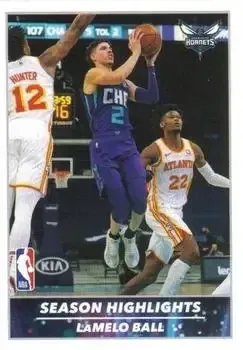 2021-22 Panini NBA Sticker & Card Collection #3 LaMelo Ball