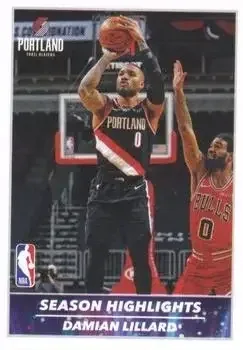 2021-22 Panini NBA Sticker & Card Collection #4 Damian Lillard
