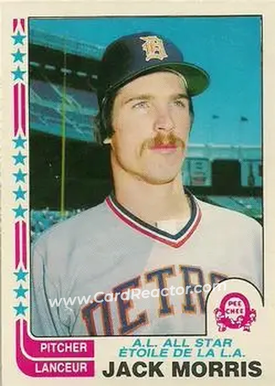 1982 O-Pee-Chee #47 - Jack Morris - Detroit Tigers - Front 1982 O-Pee-Chee #47 - Jack Morris - Detroit Tigers - Front