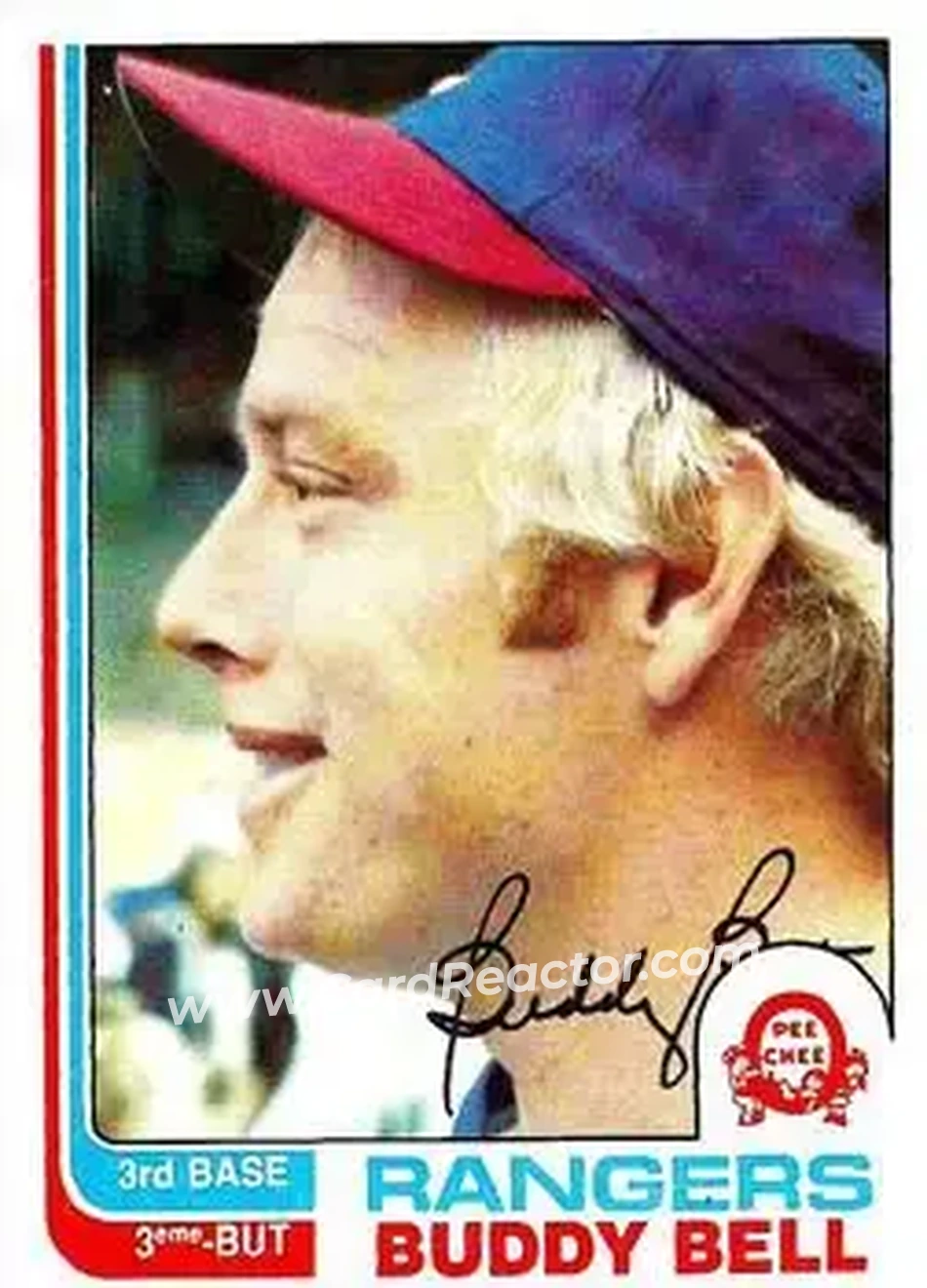 1982 O-Pee-Chee #50 - Buddy Bell - Texas Rangers - Front