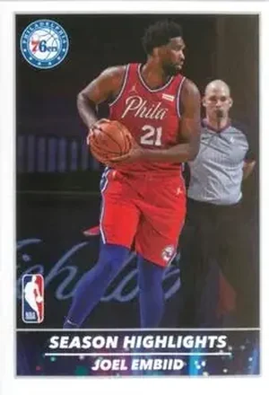 2021-22 Panini NBA Sticker & Card Collection #8 Joel Embiid