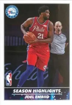 2021-22 Panini NBA Sticker & Card Collection #8 Joel Embiid
