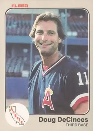 1983 Fleer #85 - Doug DeCinces - California Angels
