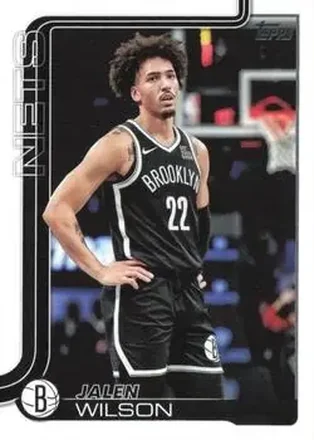 2025-26 Topps #12 - Jalen Wilson - Brooklyn Nets