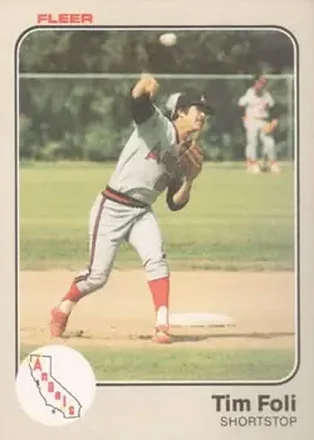 1983 Fleer #88 - Tim Foli - California Angels 1983 Fleer #88 - Tim Foli - California Angels