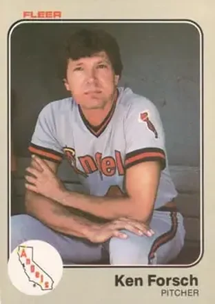 1983 Fleer #89 - Ken Forsch - California Angels
