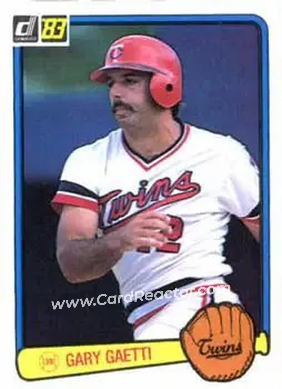 1983 Donruss #53 - Gary Gaetti - Minnesota Twins - Front