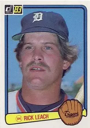 1983 Donruss #81 - Rick Leach - Detroit Tigers