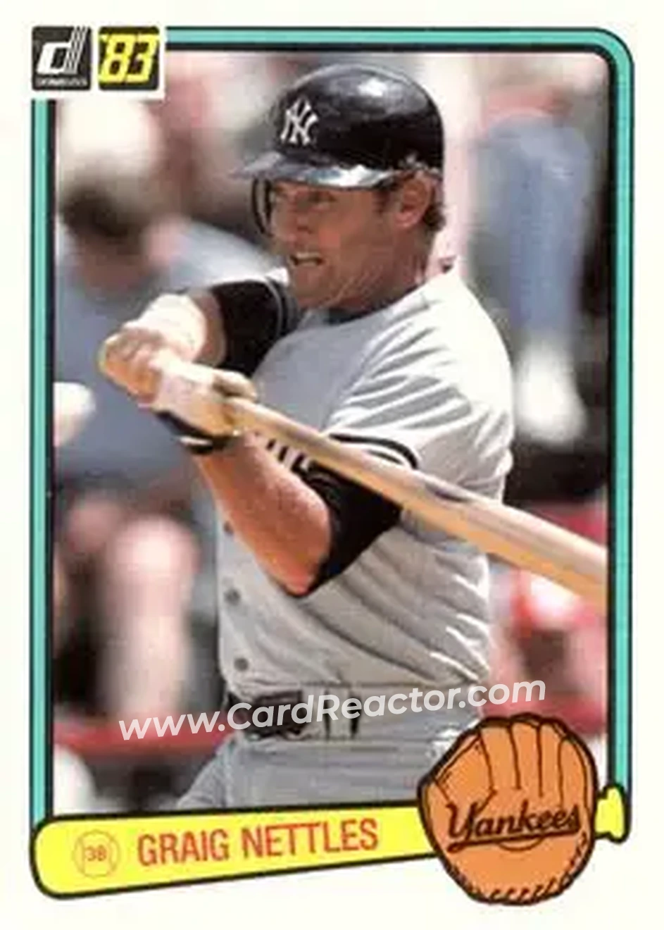 1983 Donruss #83 - Graig Nettles - New York Yankees - Front