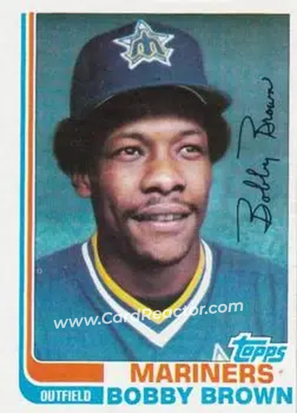 1982 Topps Traded #12T - Bobby Brown - Seattle Mariners - Front