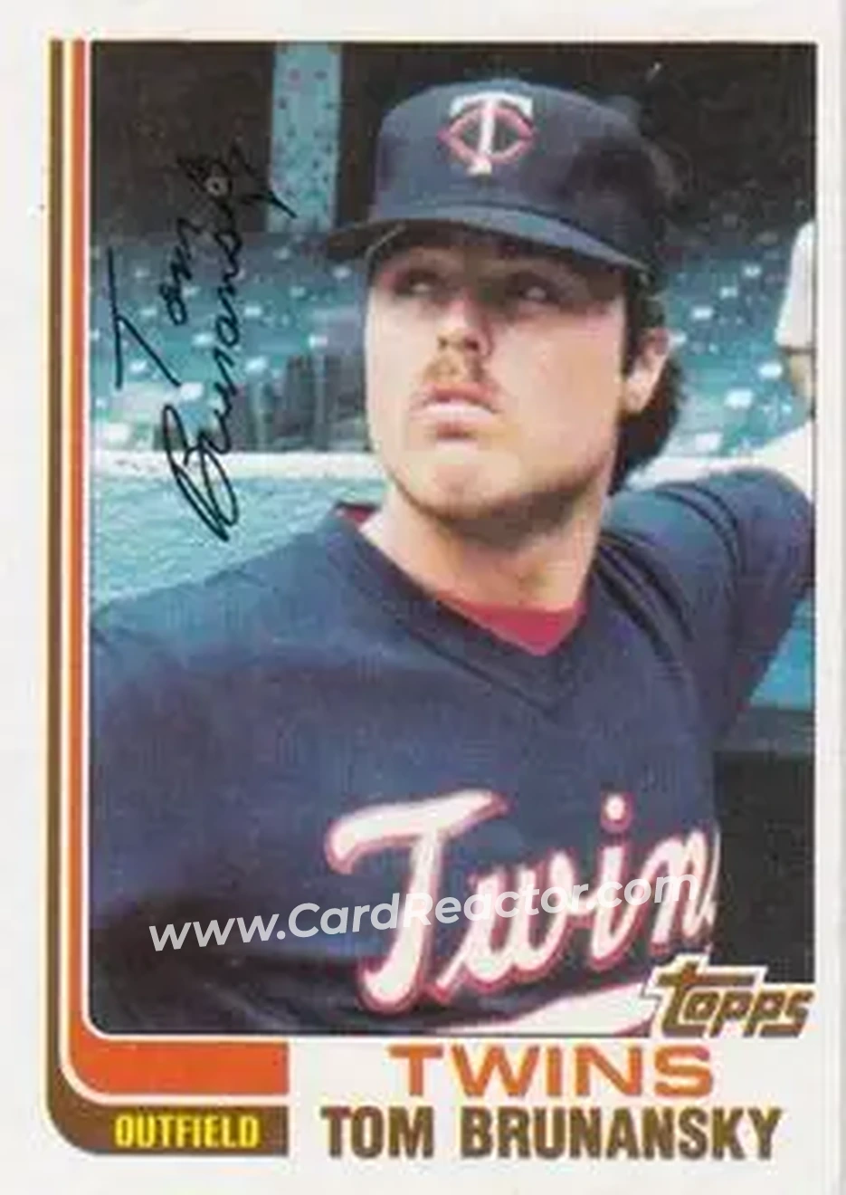 1982 Topps Traded #13T - Tom Brunansky - Minnesota Twins - Front