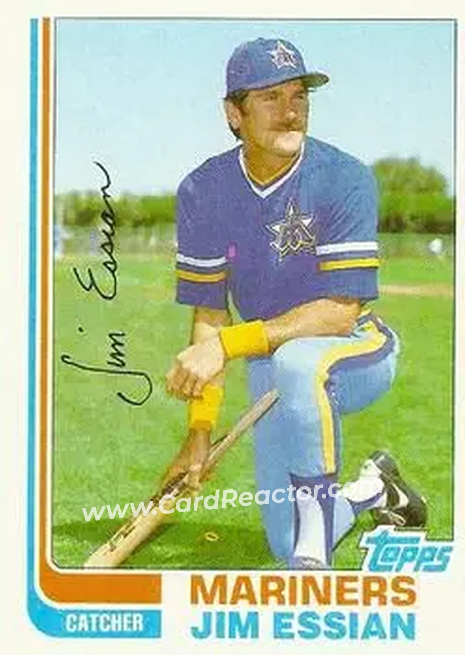 1982 Topps Traded #31T - Jim Essian - Seattle Mariners - Front