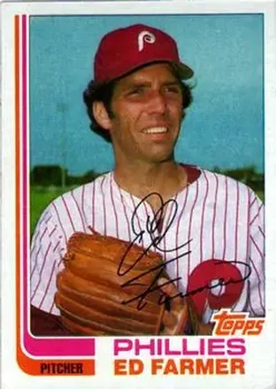 1982 Topps Traded #32T - Ed Farmer - Philadelphia Phillies