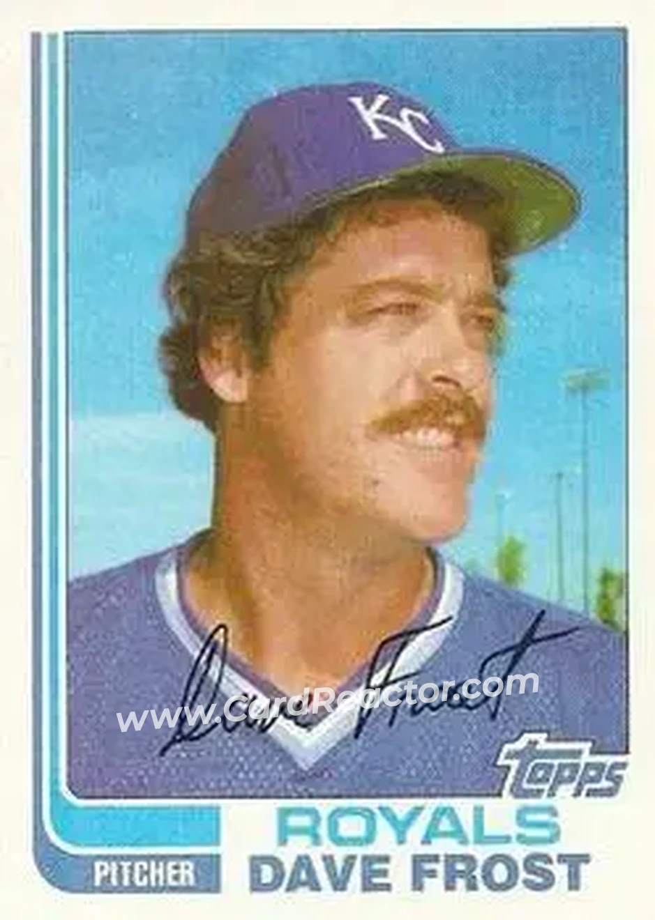 1982 Topps Traded #37T - Dave Frost - Kansas City Royals