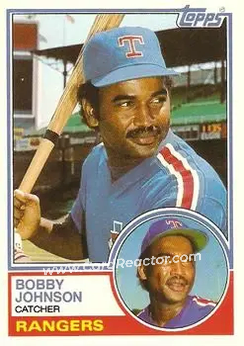 1983 Topps Traded #48T - Bobby Johnson - Texas Rangers - Front