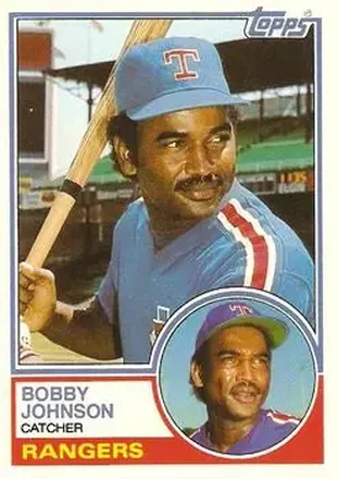 1983 Topps Traded #48T - Bobby Johnson - Texas Rangers 1983 Topps Traded #48T - Bobby Johnson - Texas Rangers