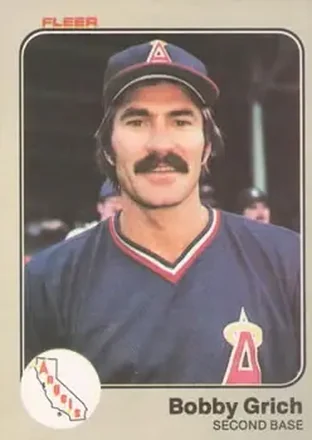 1983 Fleer #91 - Bob Grich - California Angels