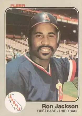 1983 Fleer #94 - Ron Jackson - California Angels