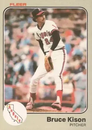 1983 Fleer #96 - Bruce Kison - California Angels