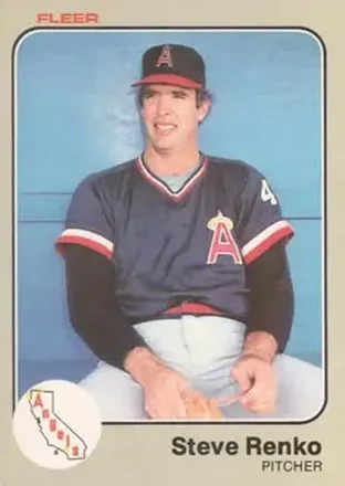 1983 Fleer #99 - Steve Renko - California Angels 1983 Fleer #99 - Steve Renko - California Angels