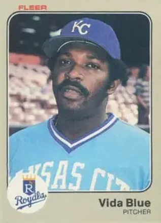 1983 Fleer #106 - Vida Blue - Kansas City Royals