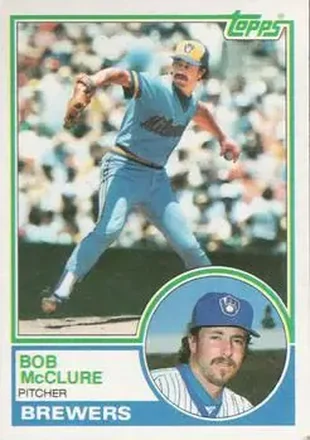 1983 Topps #62 - Bob McClure - Milwaukee Brewers