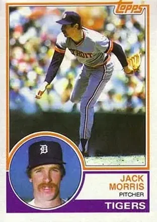 1983 Topps #65 - Jack Morris - Detroit Tigers