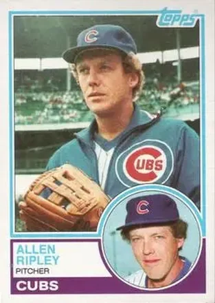 1983 Topps #73 - Allen Ripley - Chicago Cubs