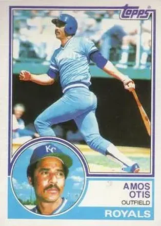 1983 Topps #75 - Amos Otis - Kansas City Royals