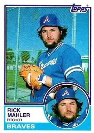 1983 Topps #76 - Rick Mahler - Atlanta Braves 1983 Topps #76 - Rick Mahler - Atlanta Braves