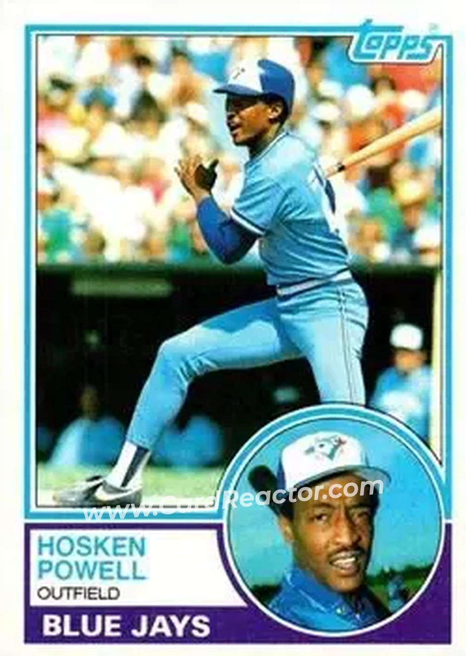 1983 Topps #77 - Hosken Powell - Toronto Blue Jays