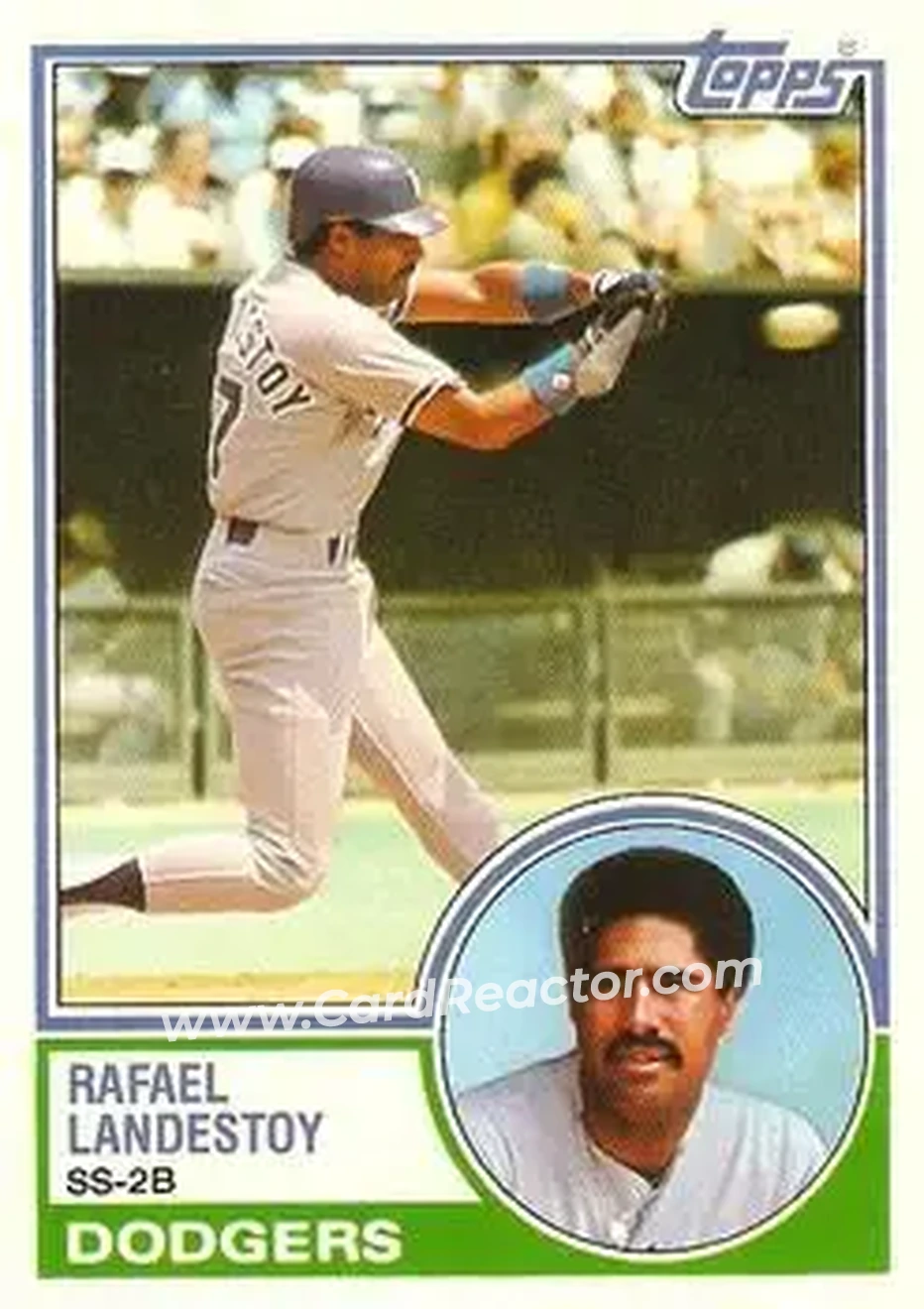 1983 Topps Traded #59T - Rafael Landestoy - Los Angeles Dodgers - Front