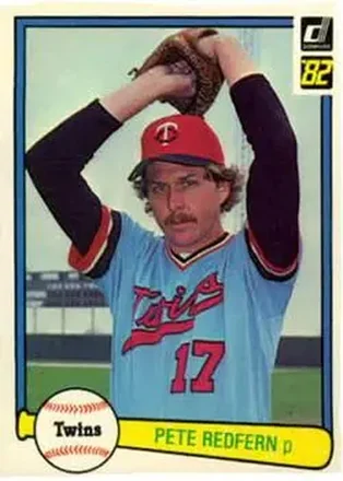 1982 Donruss #51 - Pete Redfern - Minnesota Twins