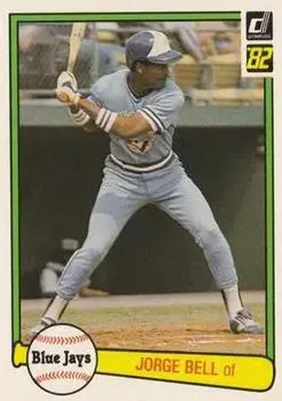 1982 Donruss #54 - Jorge Bell - Toronto Blue Jays