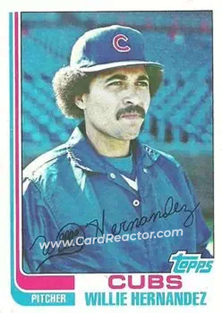 1982 Topps #23 - Willie Hernandez - Chicago Cubs - Front 1982 Topps #23 - Willie Hernandez - Chicago Cubs - Front