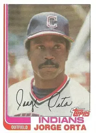 1982 Topps #26 - Jorge Orta - Cleveland Indians