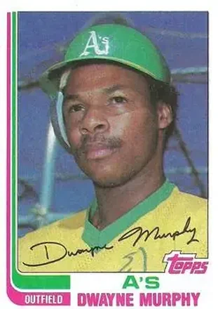 1982 Topps #29 - Dwayne Murphy - Oakland Athletics