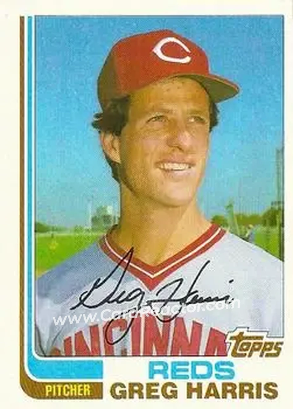 1982 Topps Traded #41T - Greg Harris - Cincinnati Reds - Front