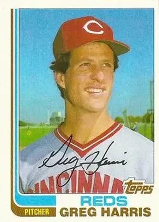 1982 Topps Traded #41T - Greg Harris - Cincinnati Reds 1982 Topps Traded #41T - Greg Harris - Cincinnati Reds