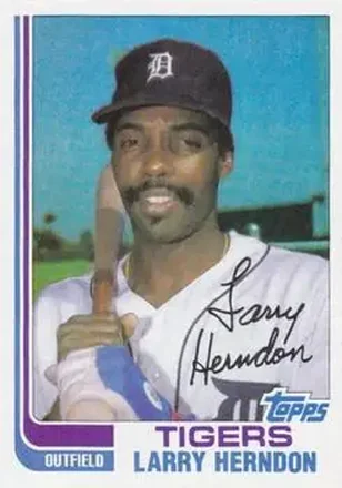 1982 Topps Traded #43T - Larry Herndon - Detroit Tigers