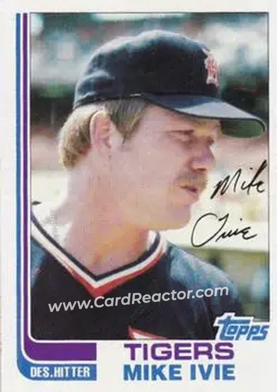 1982 Topps Traded #45T - Mike Ivie - Detroit Tigers - Front