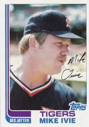 1982 Topps Traded #45T - Mike Ivie - Detroit Tigers 1982 Topps Traded #45T - Mike Ivie - Detroit Tigers
