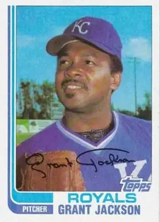 1982 Topps Traded #46T - Grant Jackson - Kansas City Royals 1982 Topps Traded #46T - Grant Jackson - Kansas City Royals