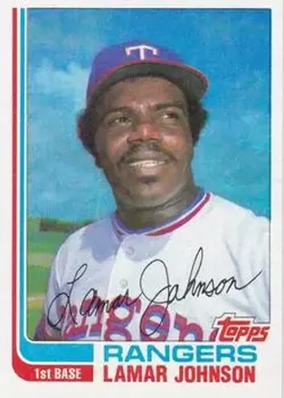 1982 Topps Traded #50T - Lamar Johnson - Texas Rangers